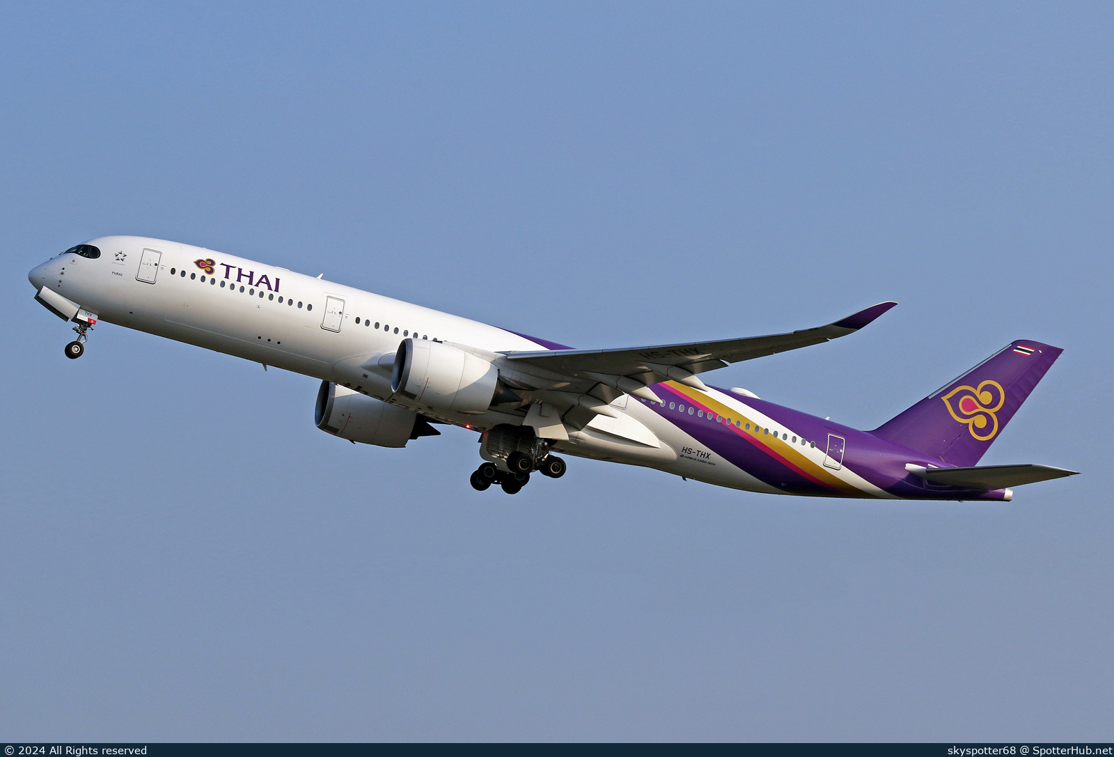 Photo of HS-THX - Airbus A350-941 operated by Thai Airways International