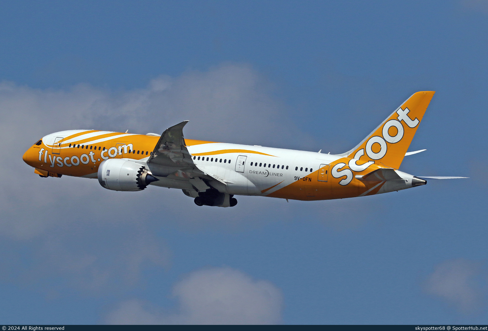 Photo of 9V-OFN - Boeing 787-8 Dreamliner operated by Scoot