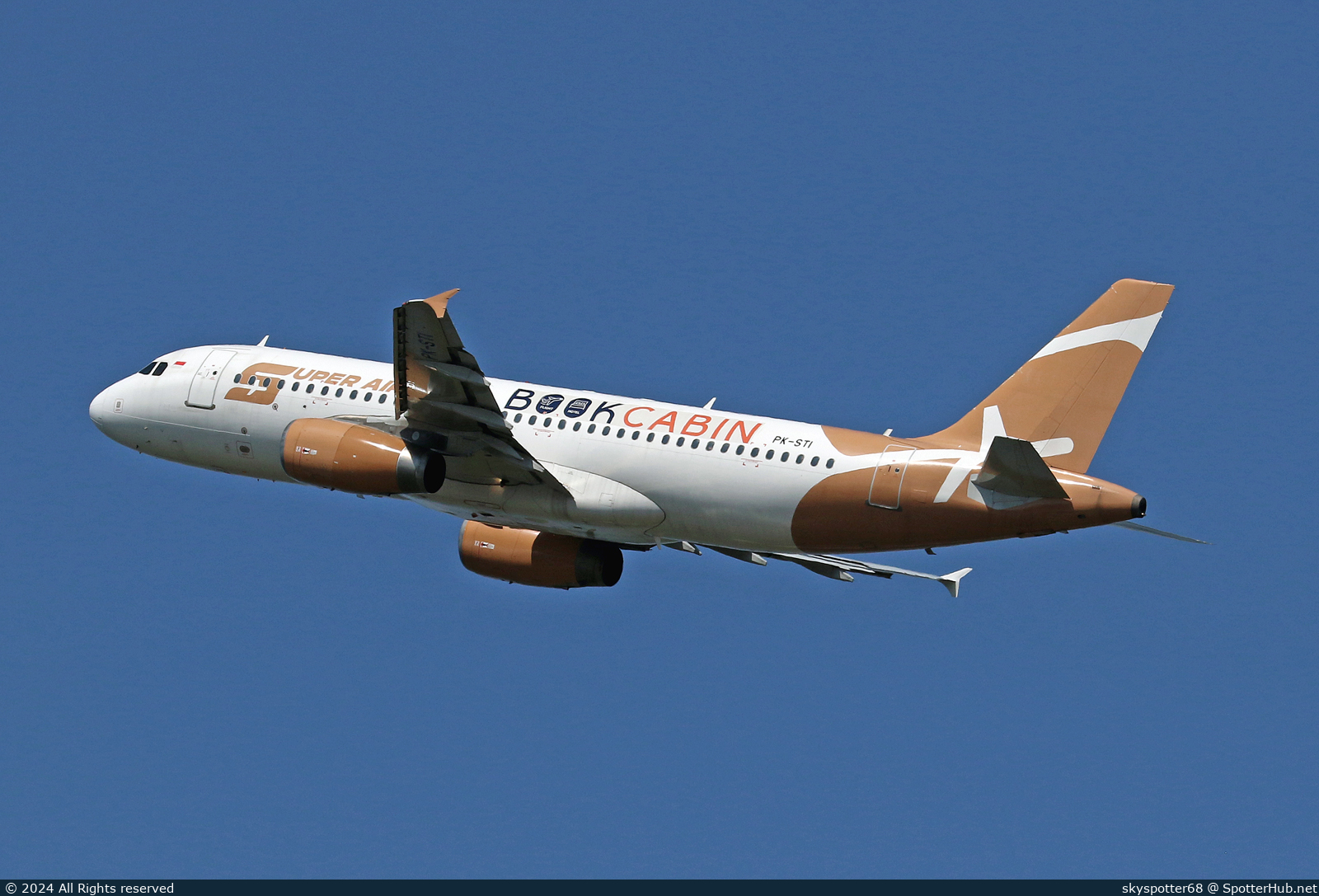Photo of PK-STI - Airbus A320-232 operated by Super Air Jet