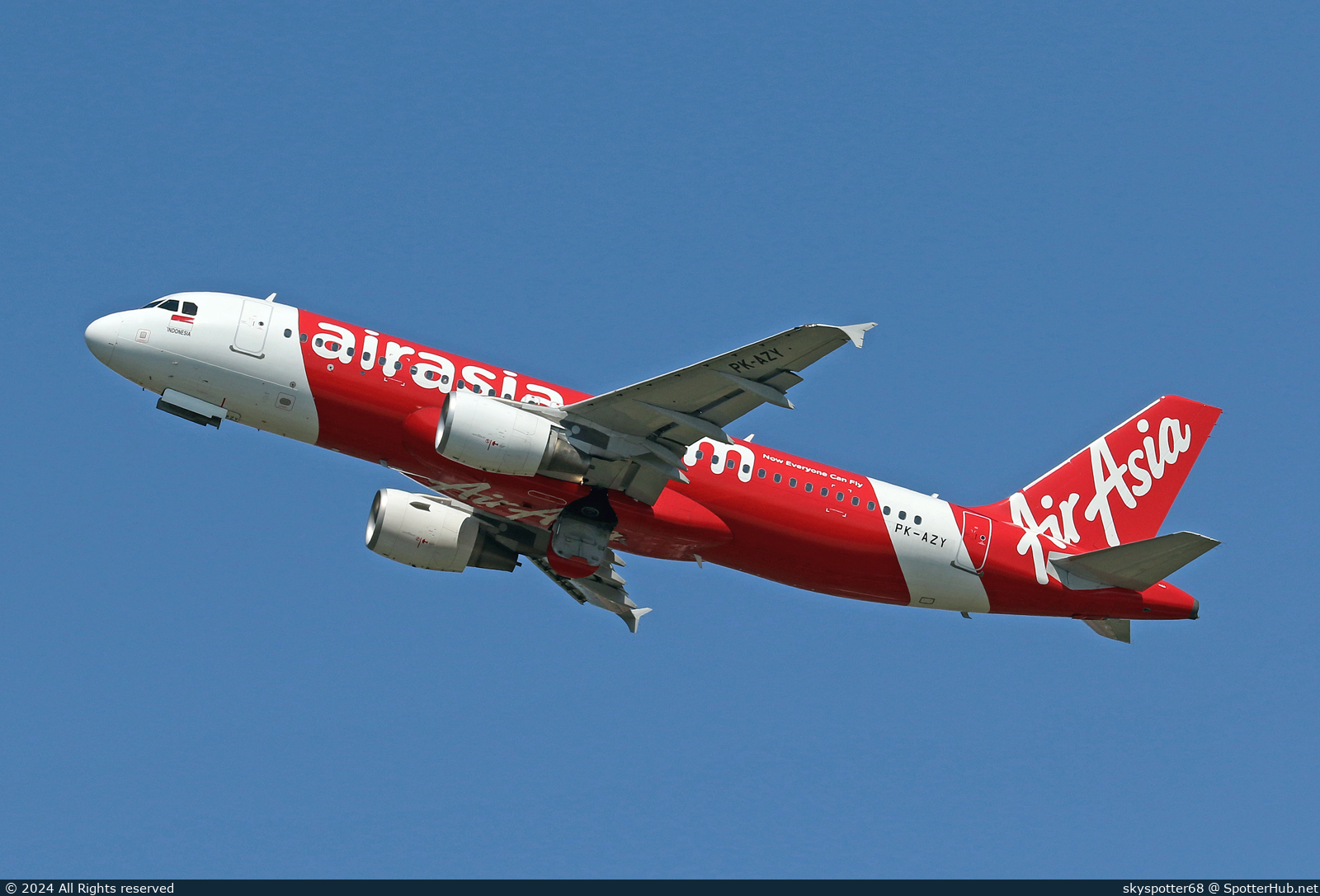 Photo of PK-AZY - Airbus A320-214 operated by Indonesia AirAsia
