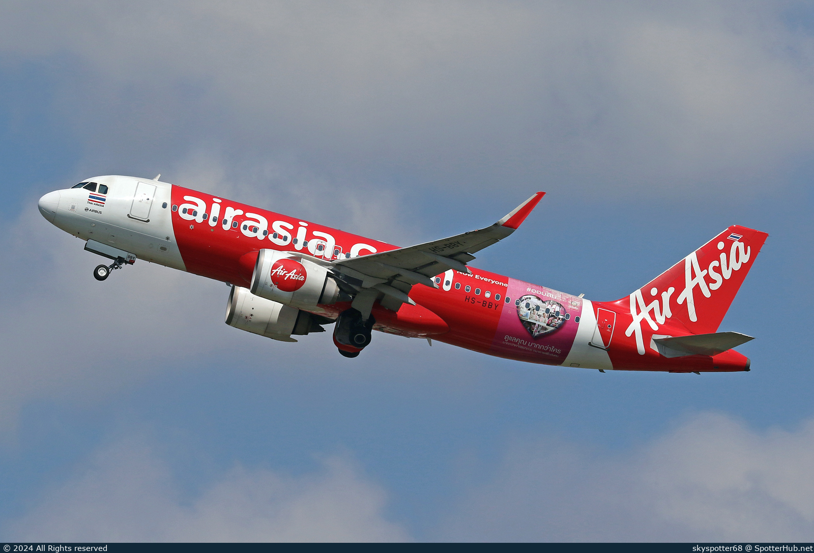 Photo of HS-BBY - Airbus A320-251N operated by Thai AirAsia