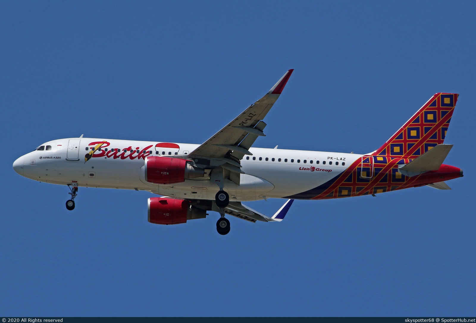 Photo of PK-LAZ - Airbus A320-214 operated by Batik Air