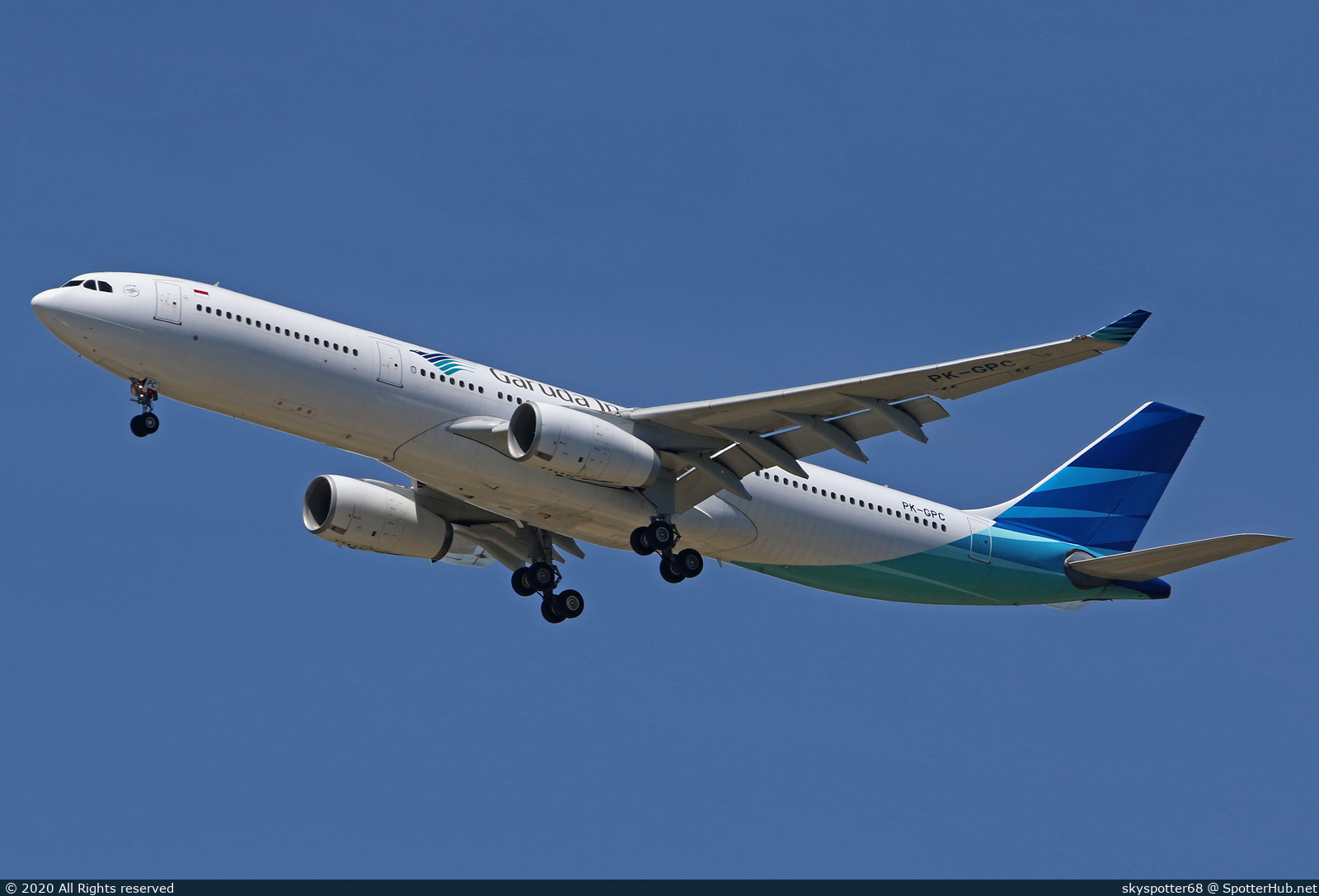 Photo of PK-GPC - Airbus A330-341 operated by Garuda Indonesia