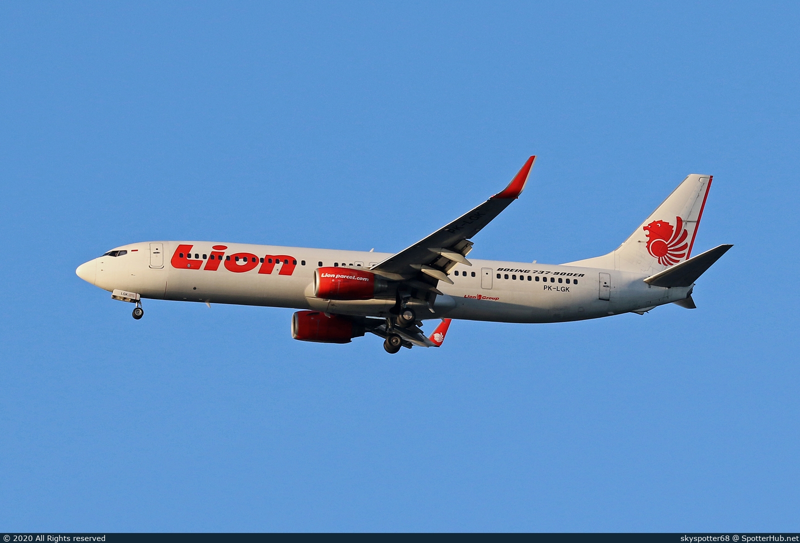 Photo of PK-LGK - Boeing 737-9GP(ER) operated by Lion Air