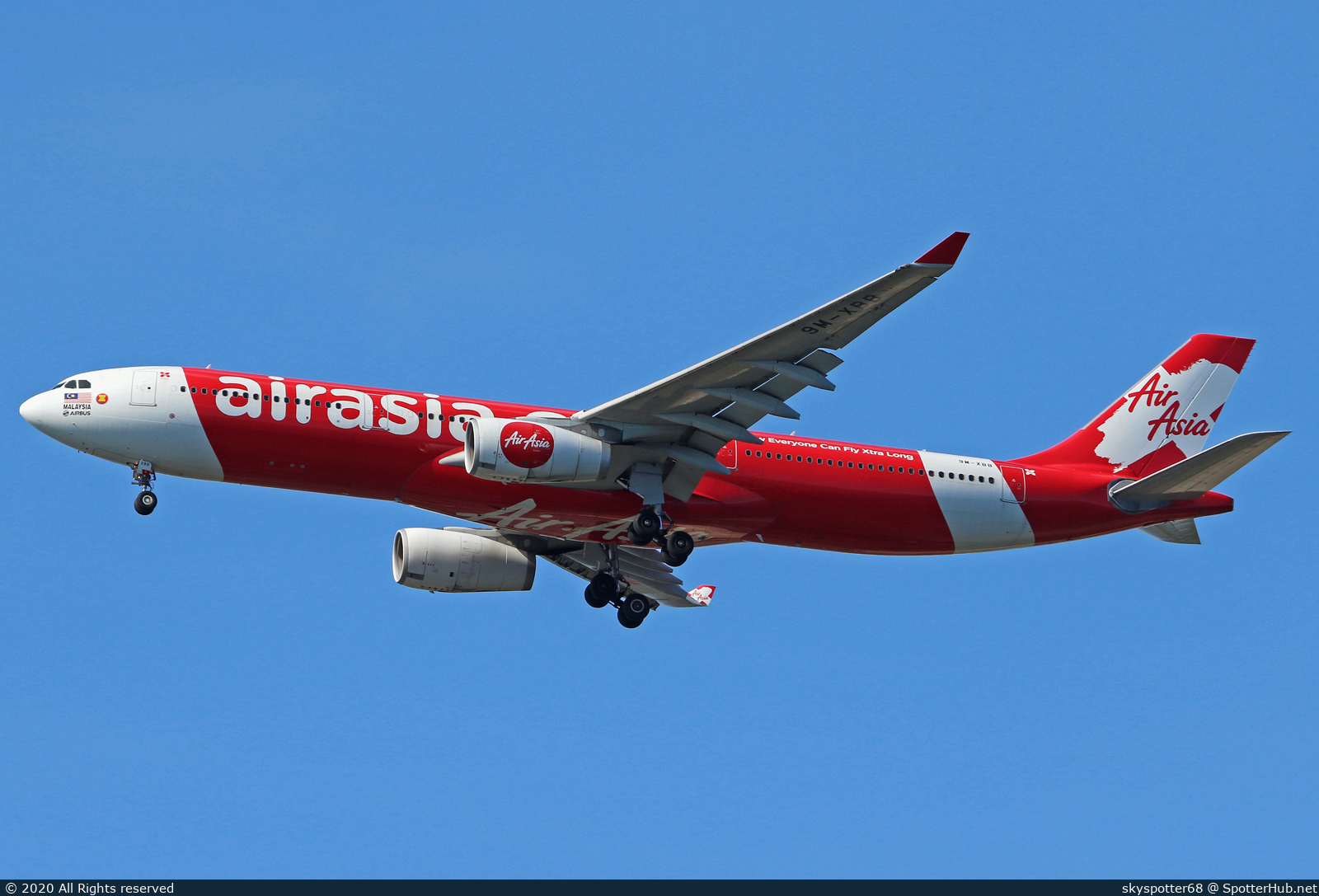 Photo of 9M-XBB - Airbus A330-343 operated by AirAsia X