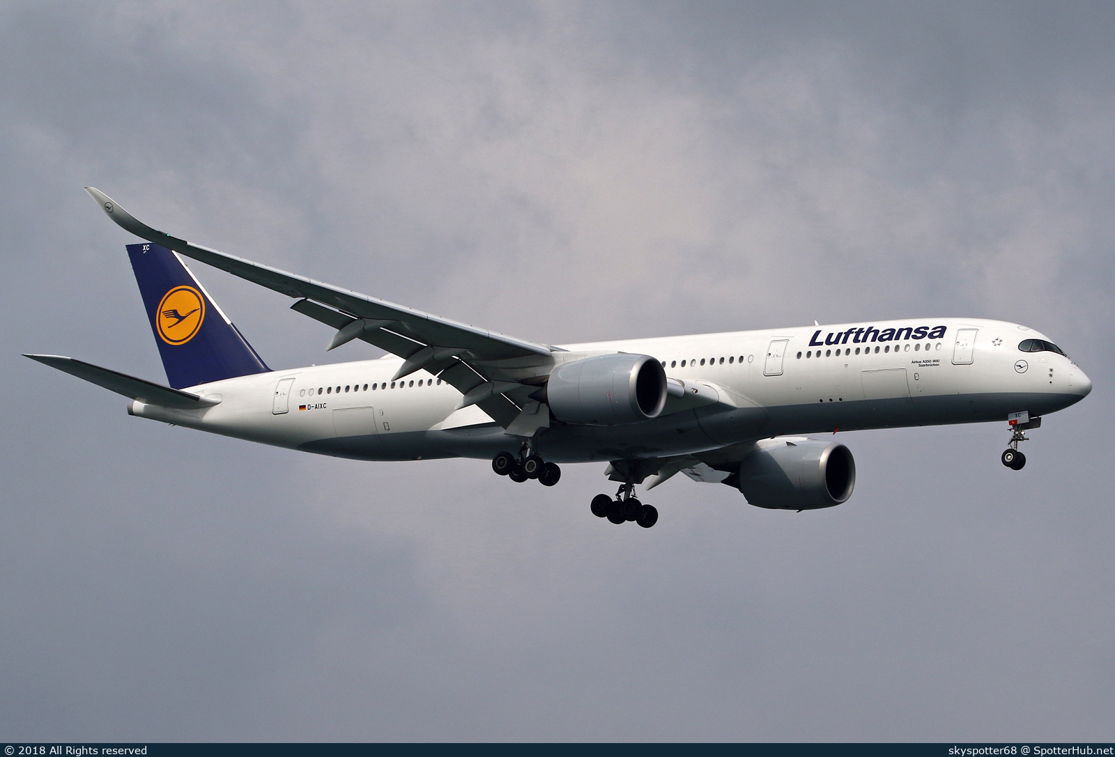 Photo of D-AIXC - Airbus A350-941 operated by Lufthansa