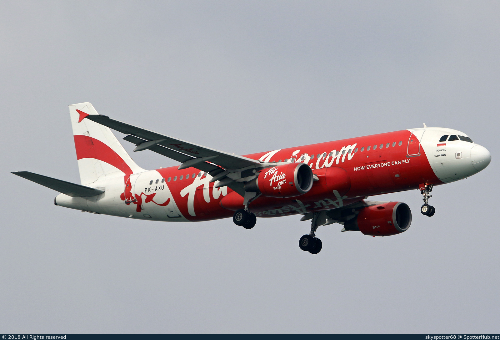 Photo of PK-AXU - Airbus A320-216 operated by Indonesia AirAsia
