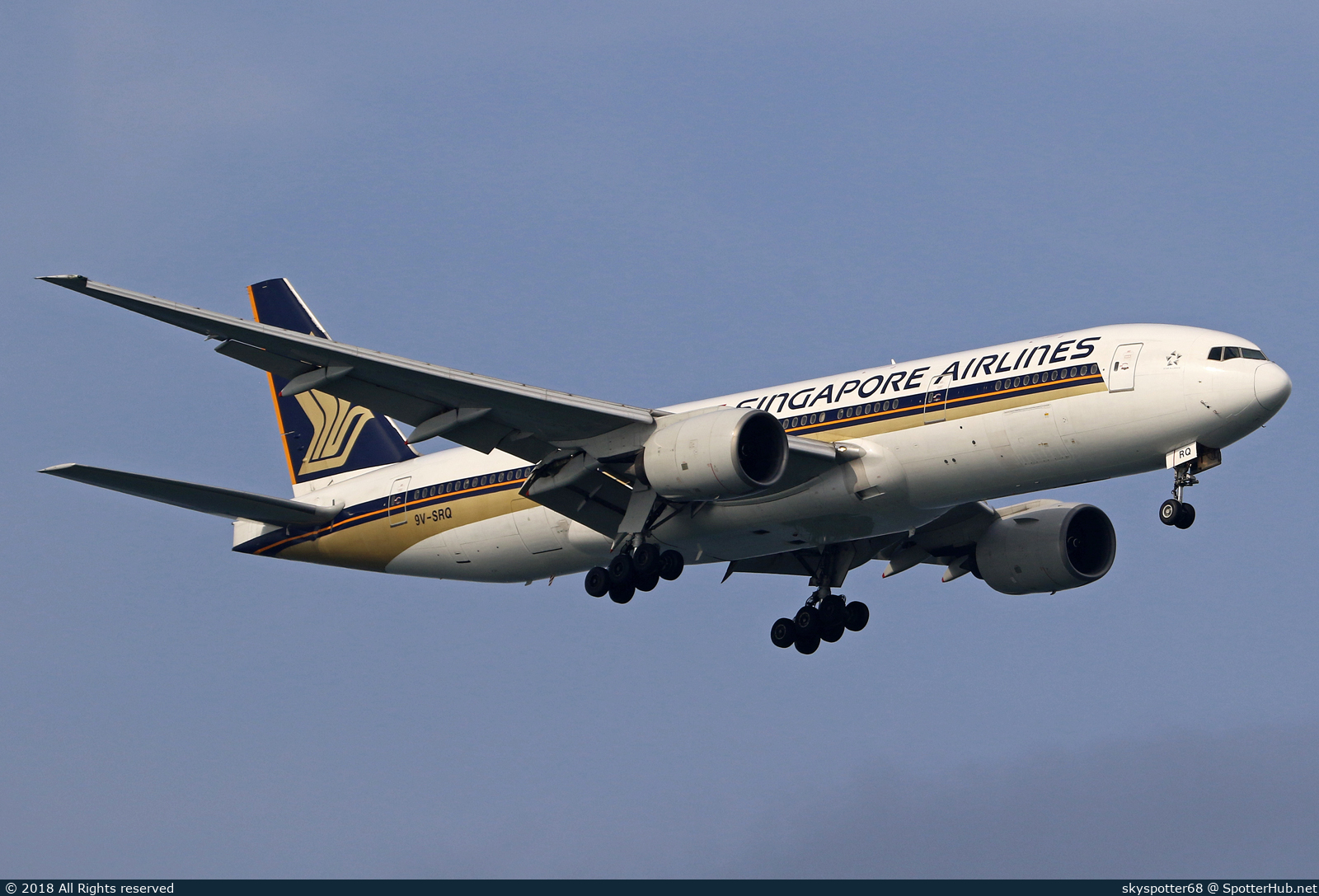 Photo of 9V-SRQ - Boeing 777-212(ER) operated by Singapore Airlines