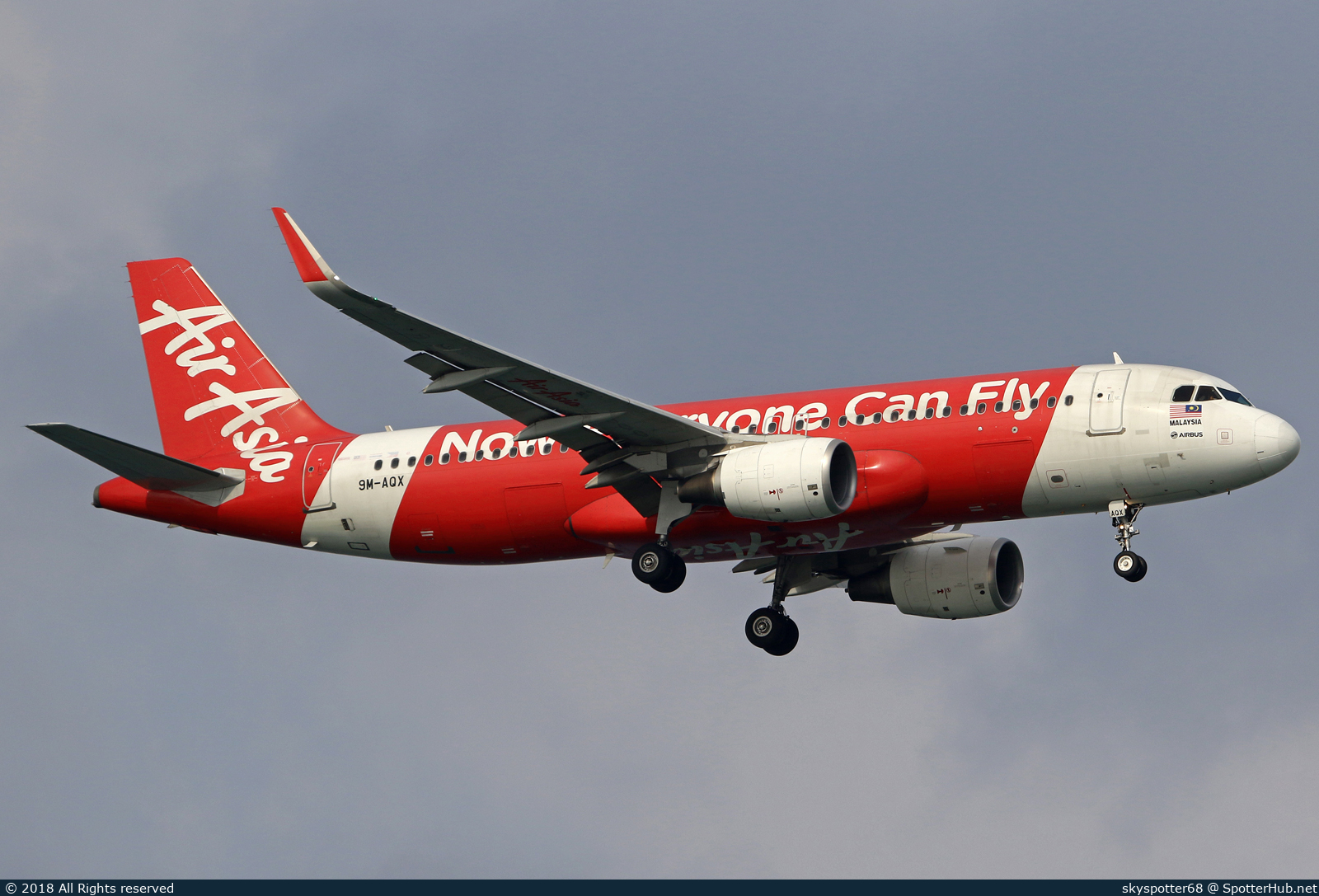 Photo of 9M-AQX - Airbus A320-216 operated by AirAsia