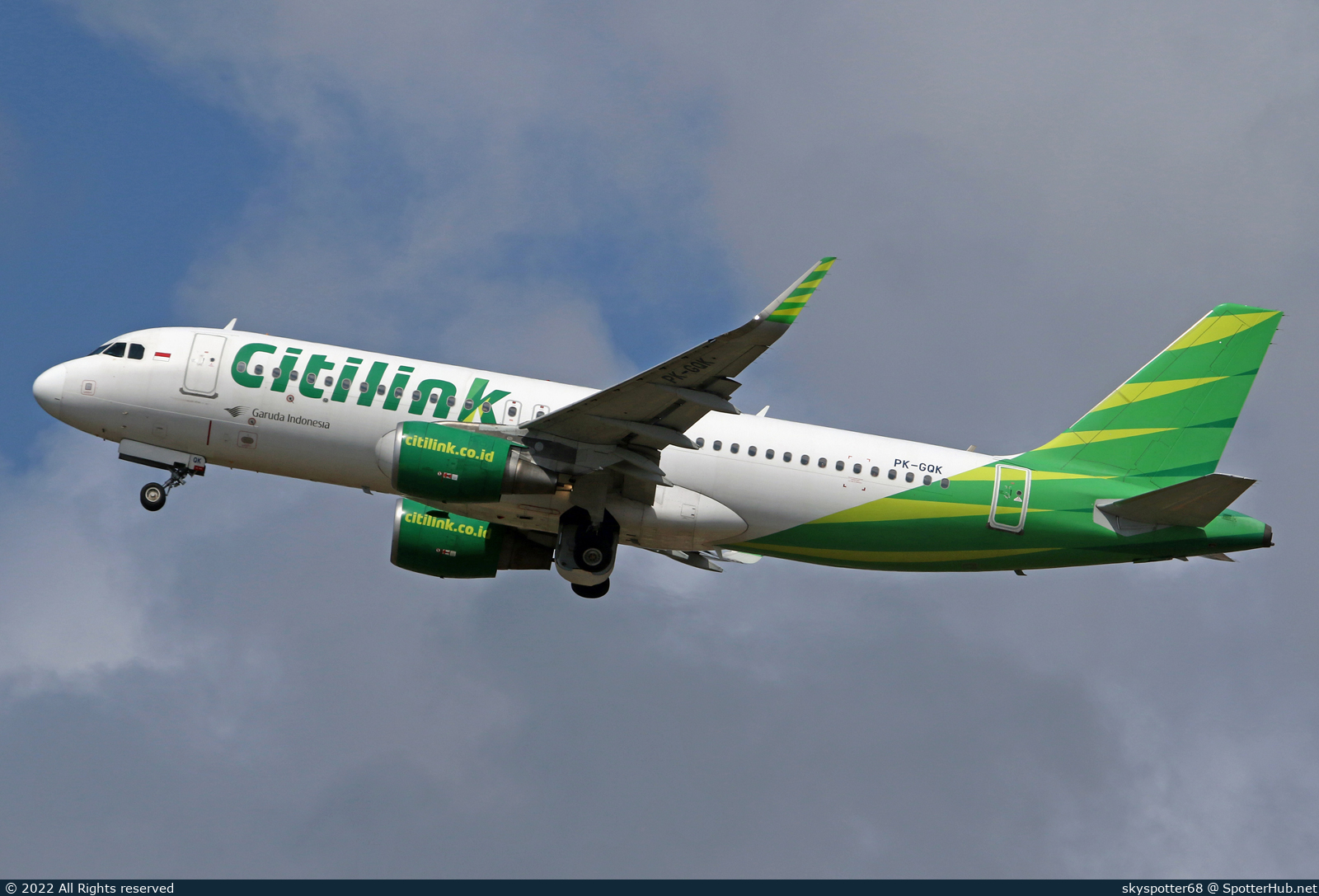 Photo of PK-GQK - Airbus A320-214 operated by Citilink