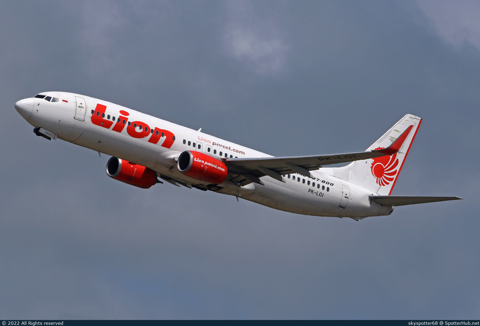 Photo of PK-LOI - Boeing 737-8GP operated by Lion Air