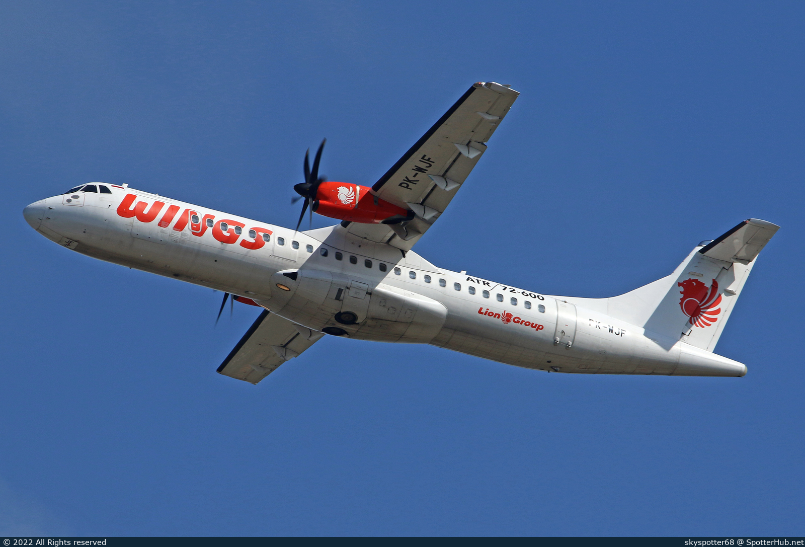 Photo of PK-WJF - ATR 72-600 operated by Wings Air