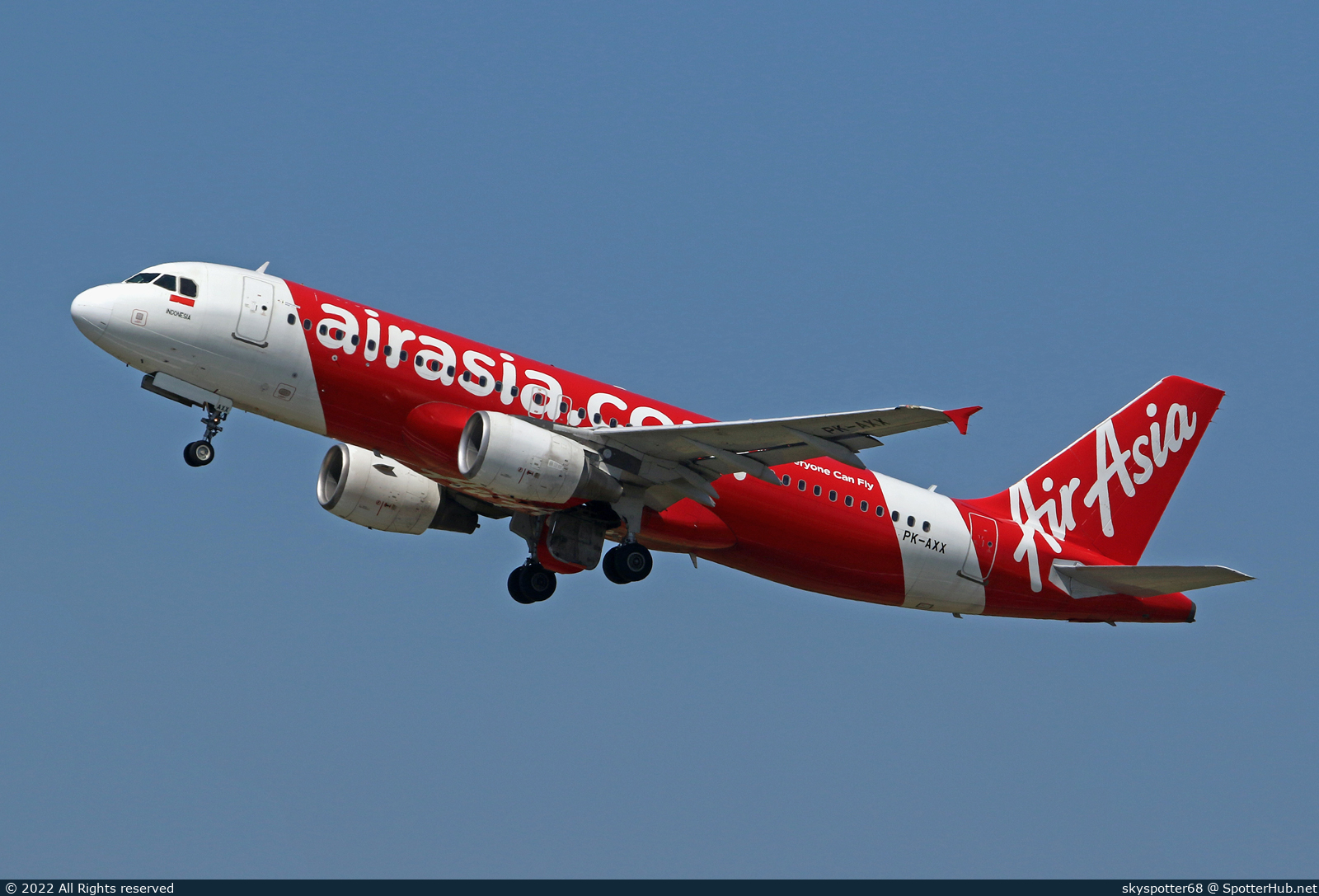 Photo of PK-AXX - Airbus A320-216 operated by Indonesia AirAsia