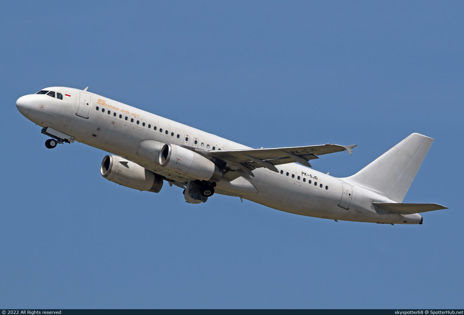 Photo of PK-SJD - Airbus A320-232 operated by Super Air Jet