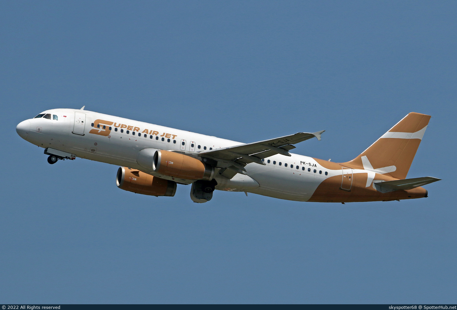 Photo of PK-SJA - Airbus A320-232 operated by Super Air Jet