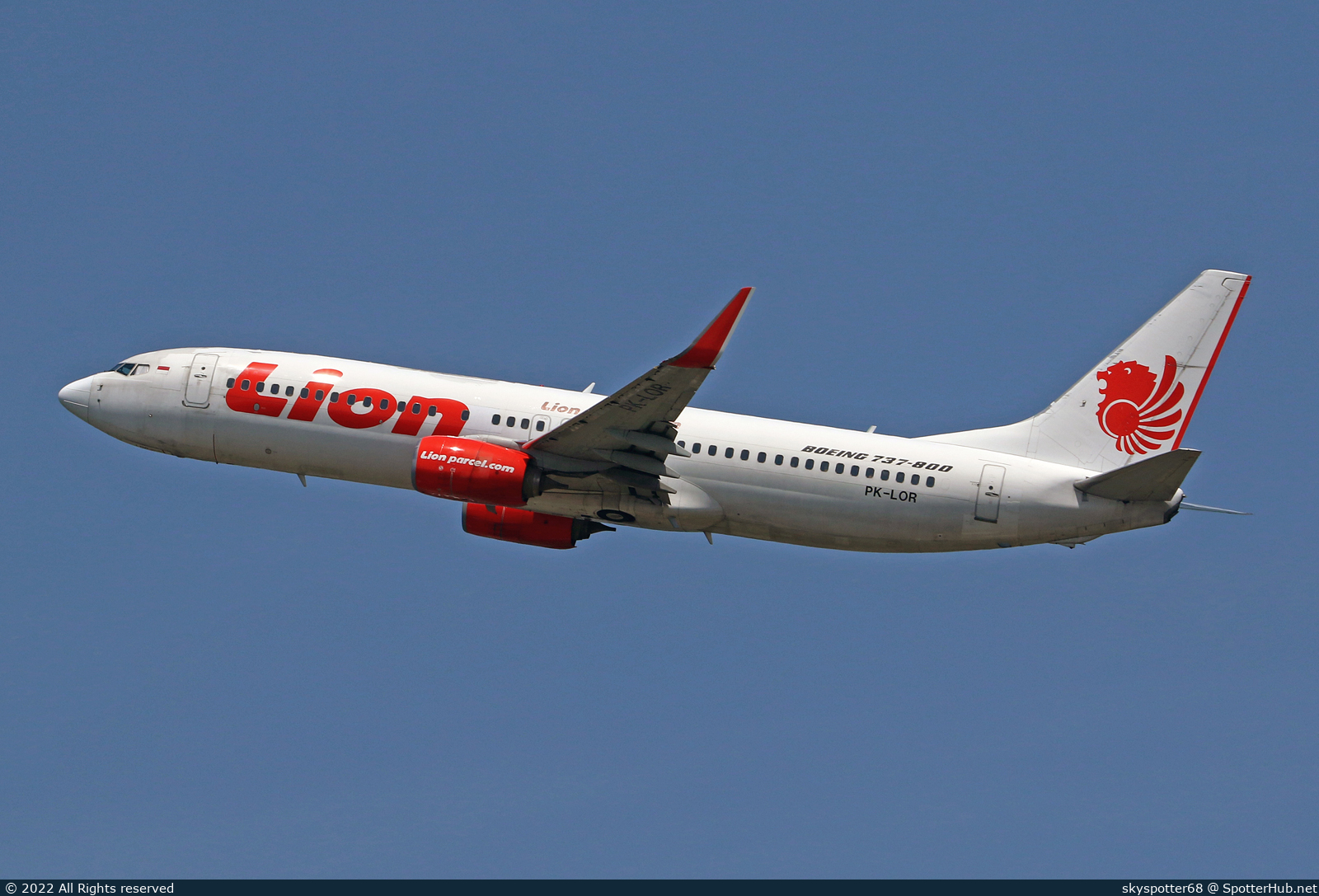 Photo of PK-LOR - Boeing 737-8GP operated by Lion Air
