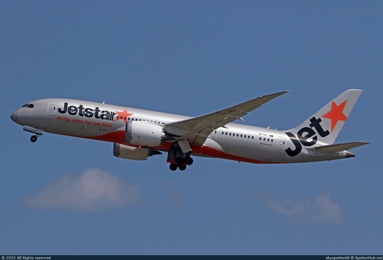 Photo of VH-VKJ - Boeing 787-8 Dreamliner operated by Jetstar Airways