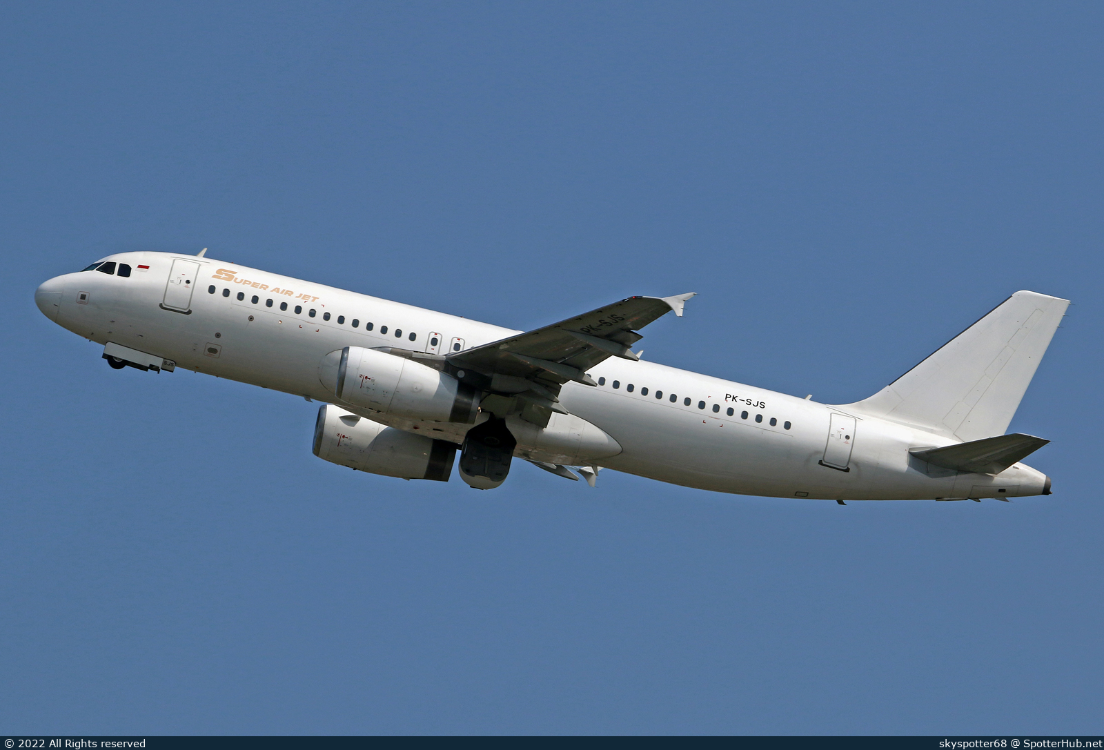 Photo of PK-SJS - Airbus A320-232 operated by Super Air Jet