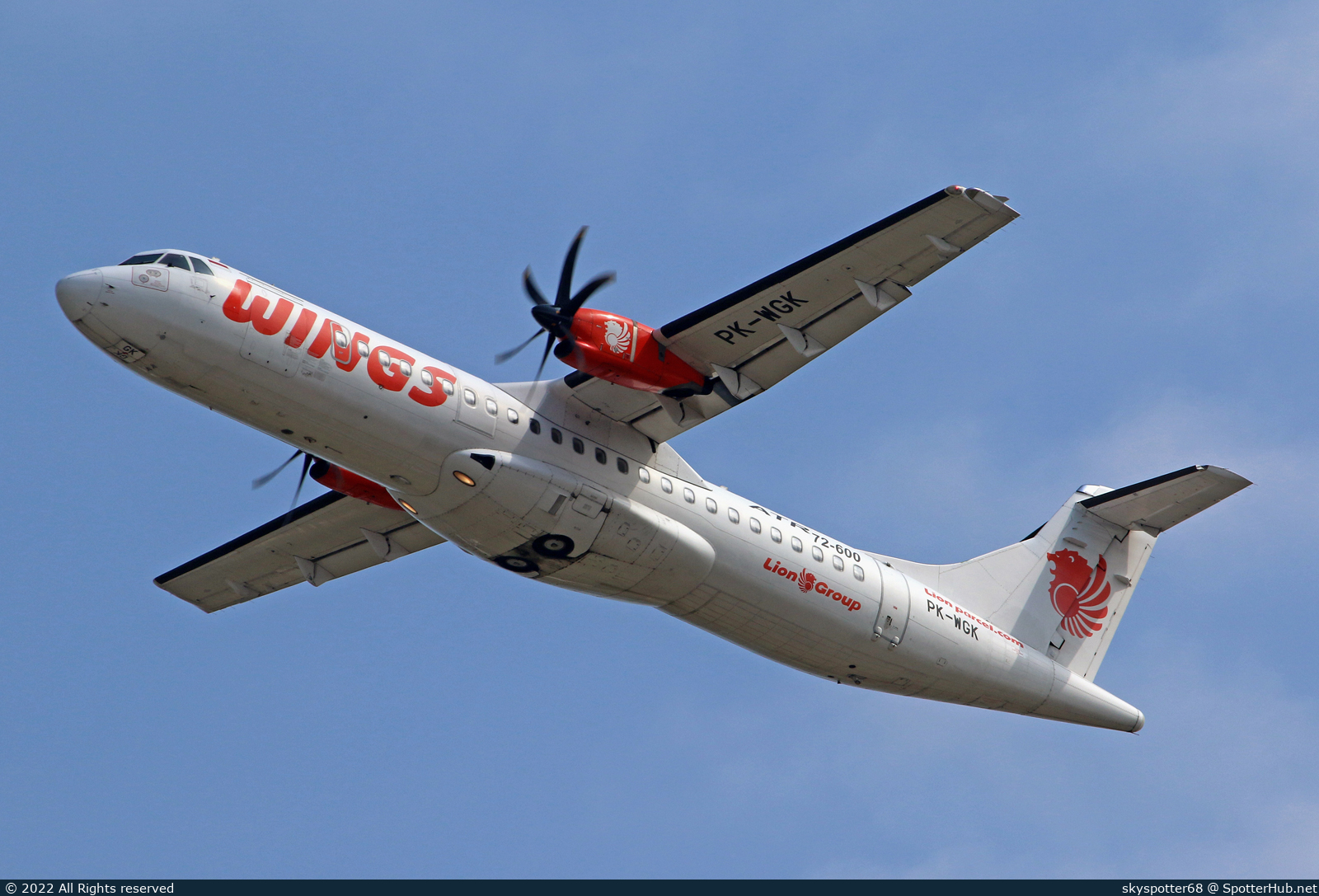 Photo of PK-WGK - ATR 72-600 operated by Wings Air