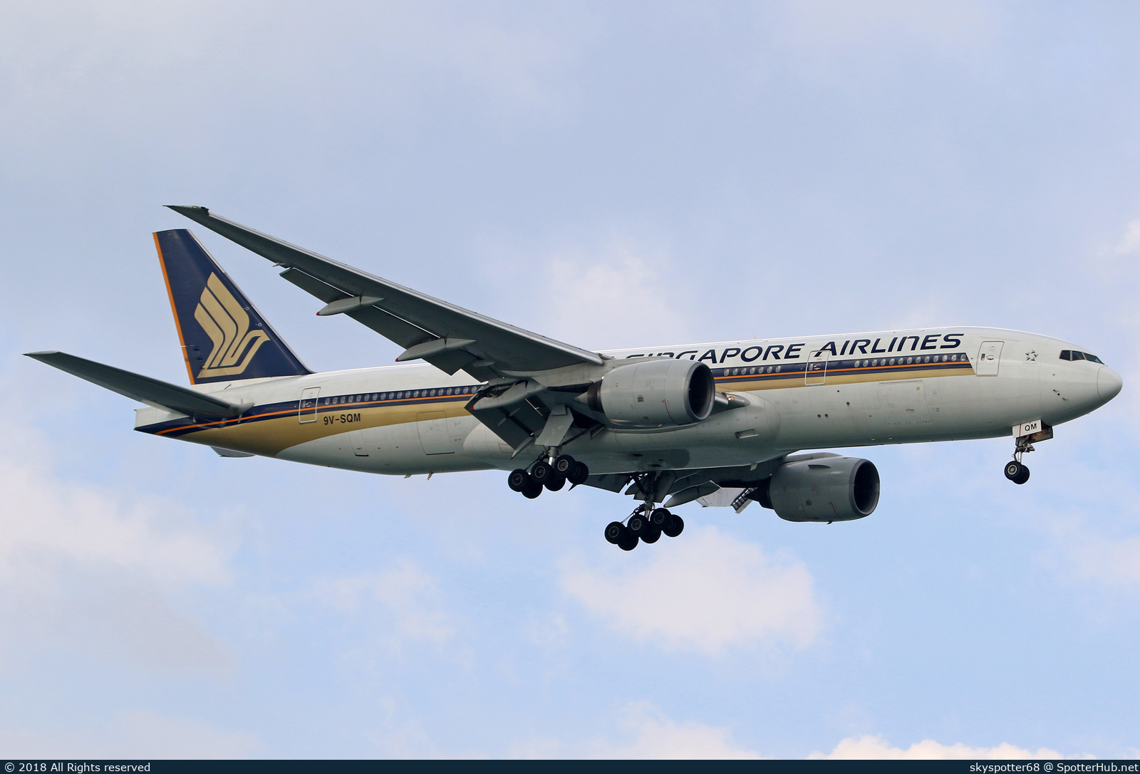 Photo of 9V-SQM - Boeing 777-212(ER) operated by Singapore Airlines