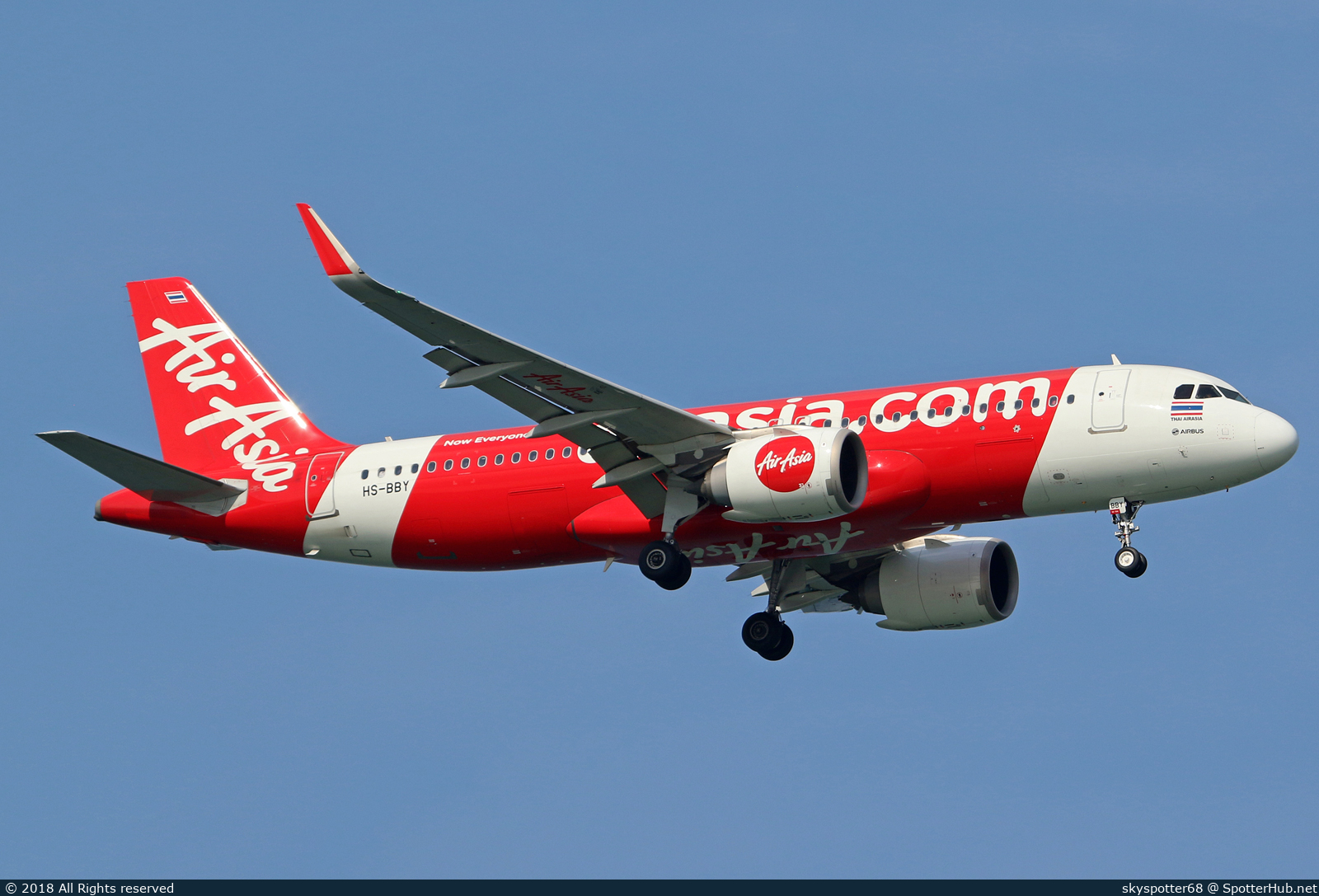 Photo of HS-BBY - Airbus A320-251N operated by Thai AirAsia