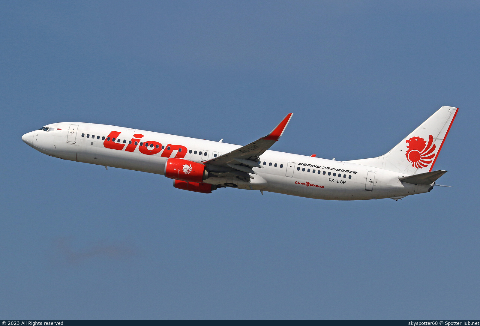 Photo of PK-LSP - Boeing 737-9GP(ER) operated by Lion Air