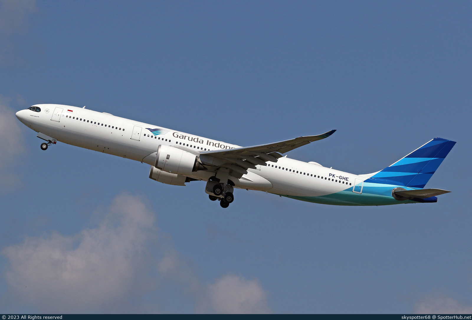 Photo of PK-GHE - Airbus A330-941 operated by Garuda Indonesia