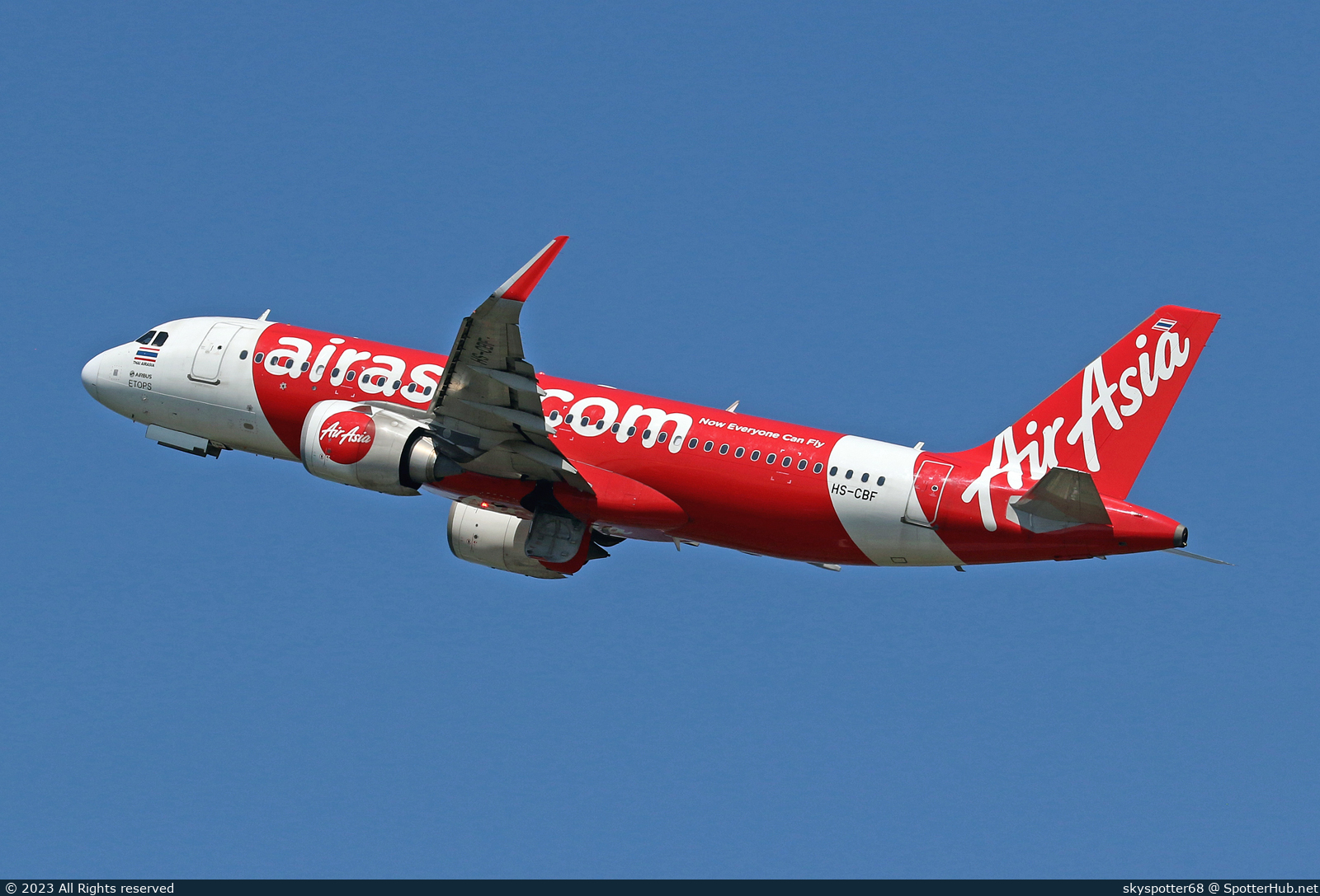 Photo of HS-CBF - Airbus A320-251N operated by Thai AirAsia