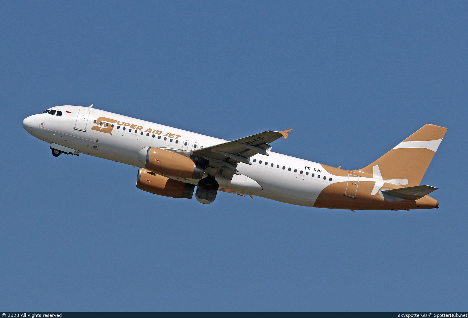 Photo of PK-SJG - Airbus A320-232 operated by Super Air Jet