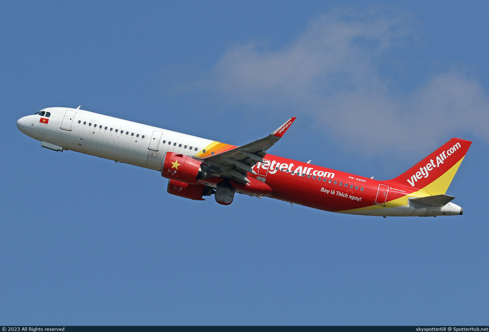 Photo of VN-A600 - Airbus A321-271N operated by VietJet Air