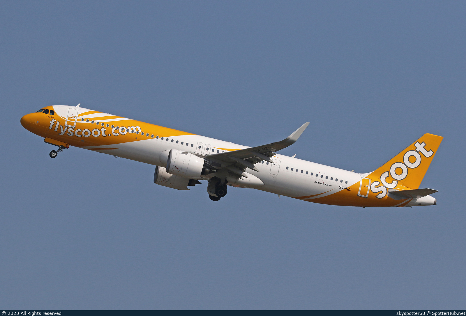 Photo of 9V-NCI - Airbus A321-271NX operated by Scoot
