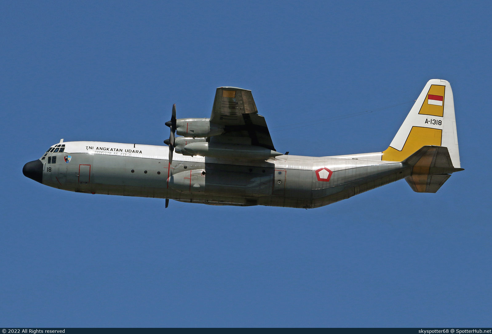 Photo of A-1318 - Lockheed C-130H-30 Hercules operated by Indonesian Air Force