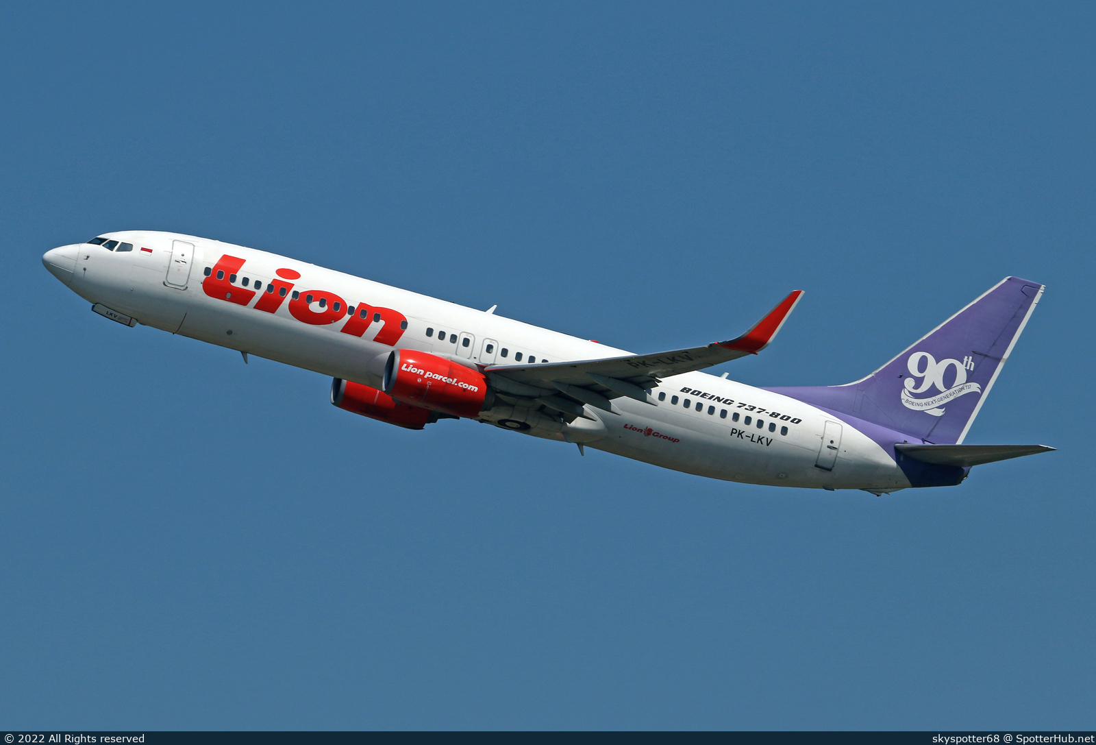 Photo of PK-LKV - Boeing 737-8GP operated by Lion Air
