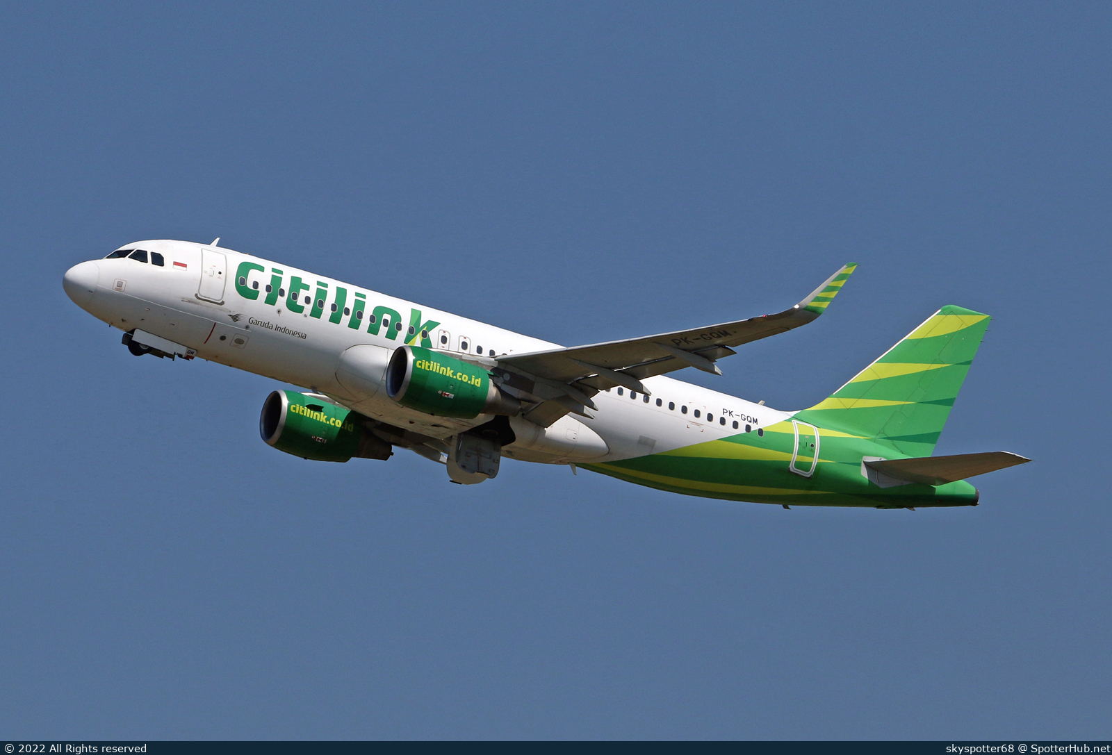 Photo of PK-GQM - Airbus A320-214 operated by Citilink