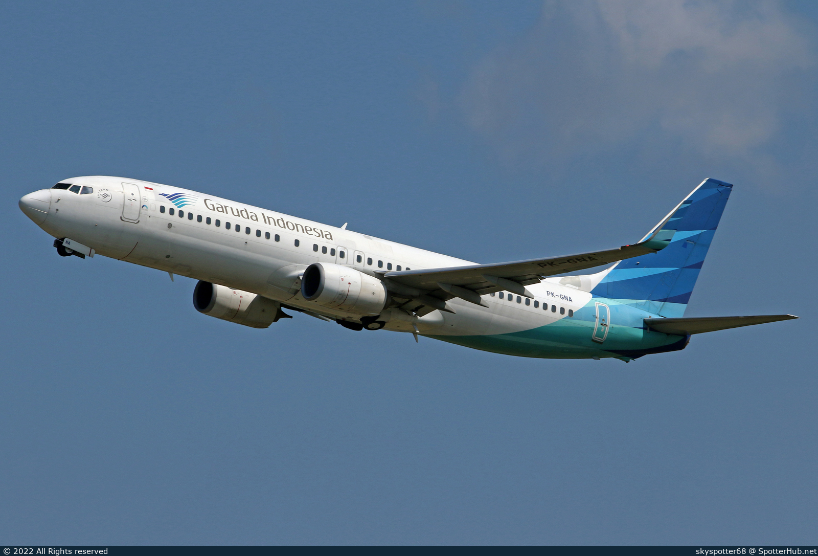 Photo of PK-GNA - Boeing 737-8U3 operated by Garuda Indonesia