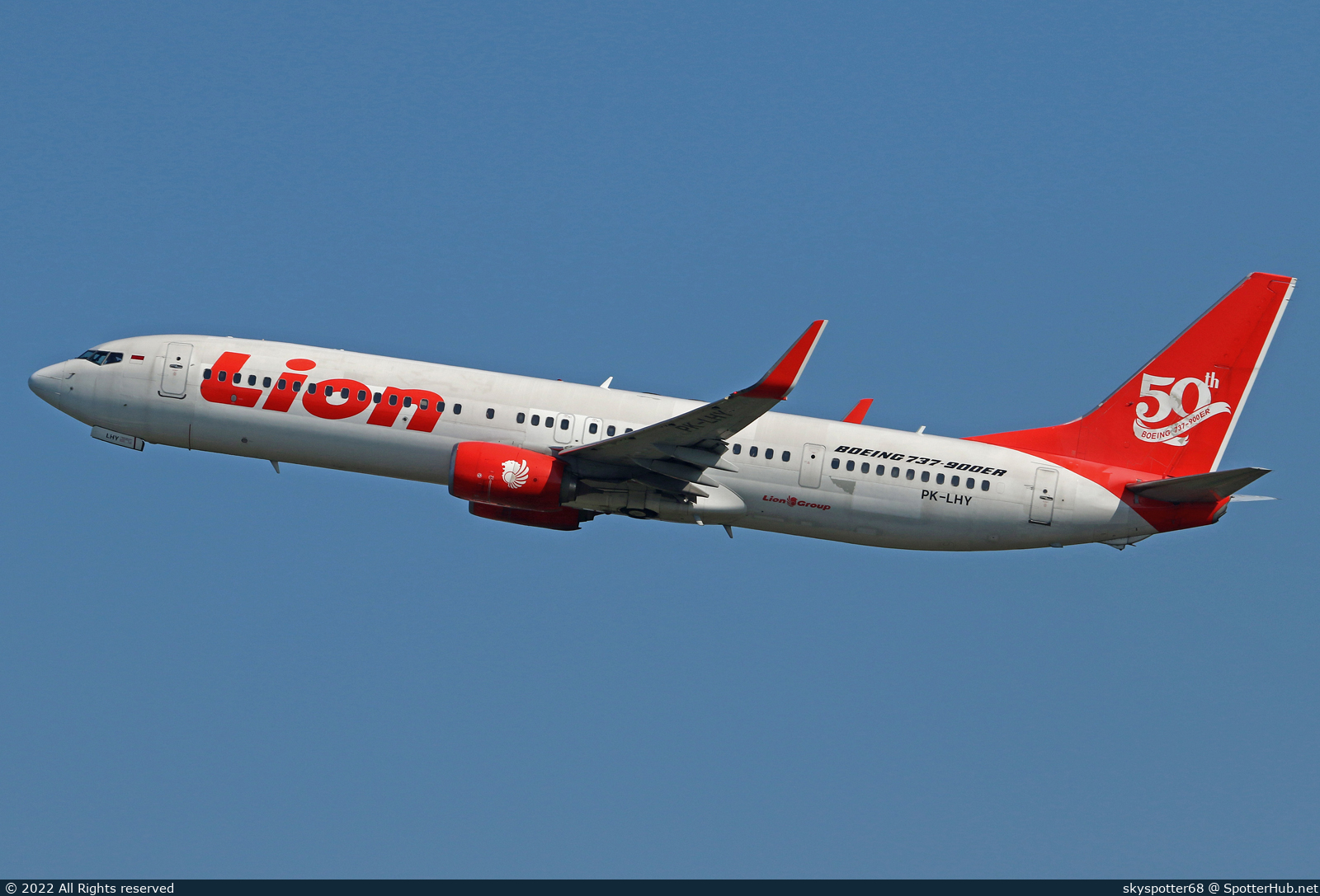 Photo of PK-LHY - Boeing 737-9GP(ER) operated by Lion Air