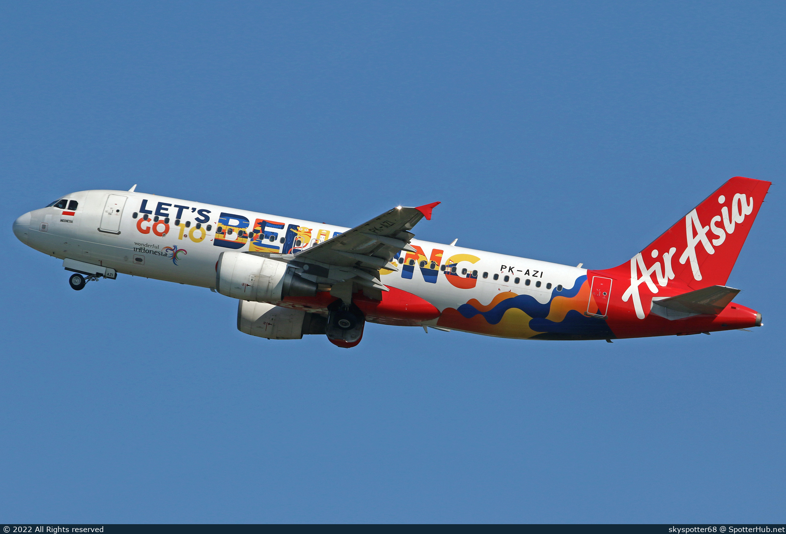 Photo of PK-AZI - Airbus A320-214 operated by Indonesia AirAsia