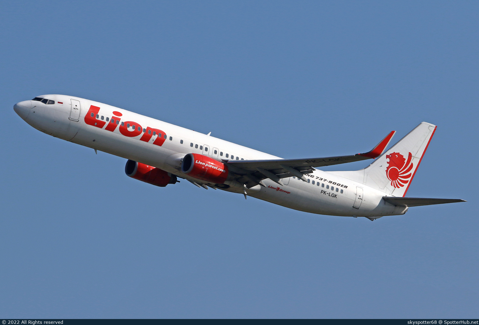 Photo of PK-LGK - Boeing 737-9GP(ER) operated by Lion Air