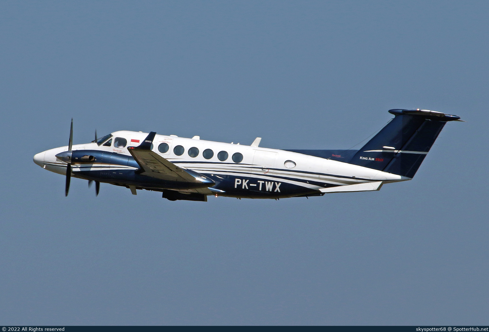 Photo of PK-TWX - Beechcraft B300 Super King Air 350i operated by Transwita Prima Aviation