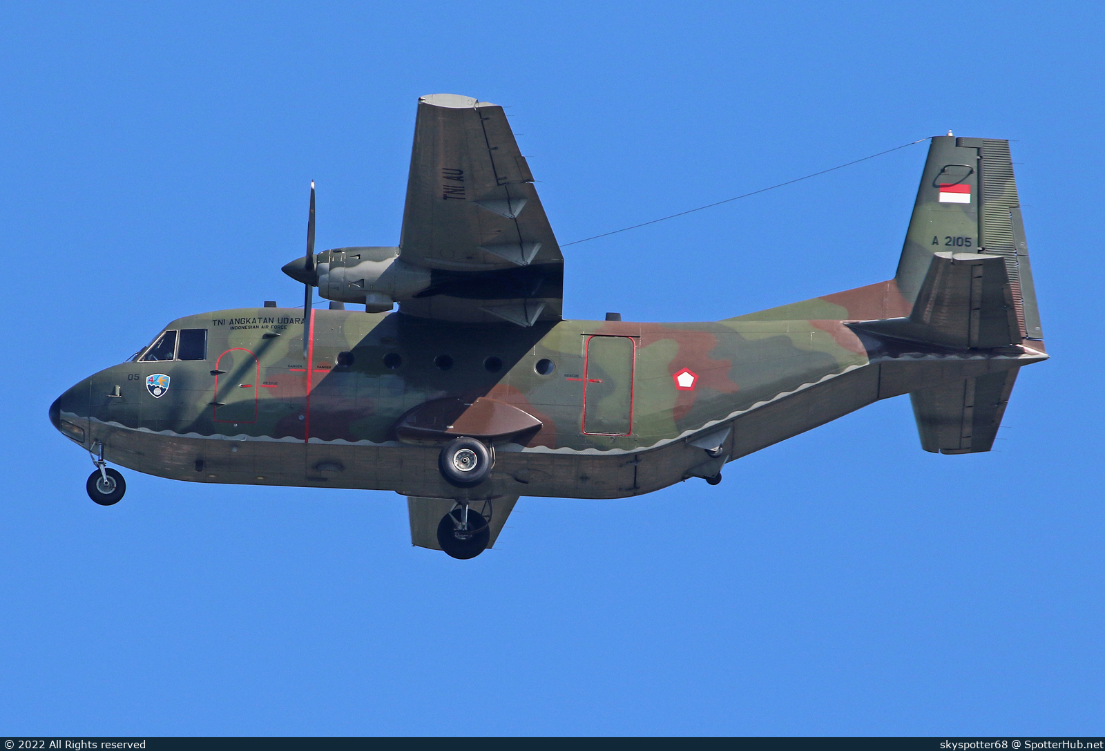Photo of A-2105 - CASA NC-212-200M Aviocar operated by Indonesian Air Force