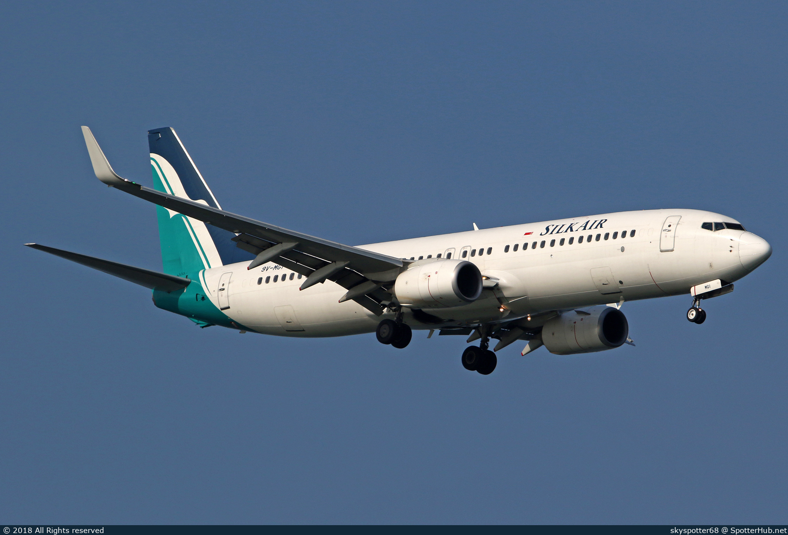 Photo of 9V-MGI - Boeing 737-8SA operated by SilkAir