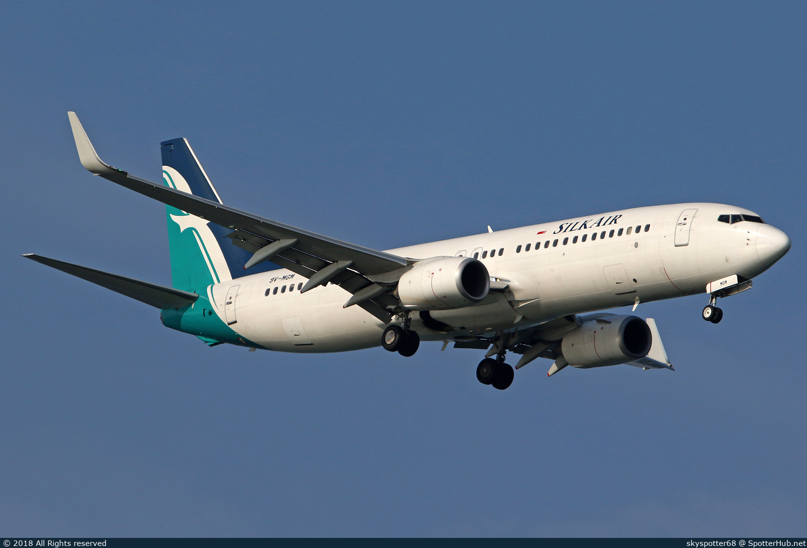 Photo of 9V-MGM - Boeing 737-8SA operated by SilkAir