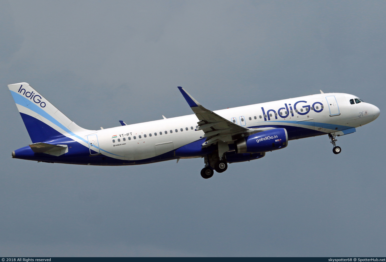 Photo of VT-IFT - Airbus A320-232 operated by IndiGo