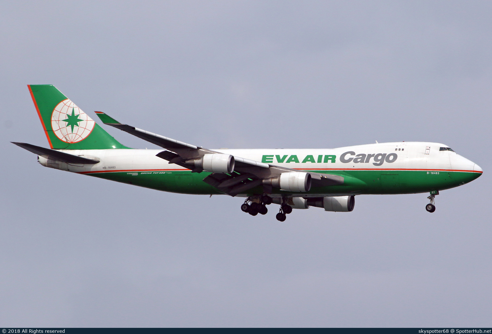 Photo of B-16483 - Boeing 747-45EF operated by EVA Air Cargo