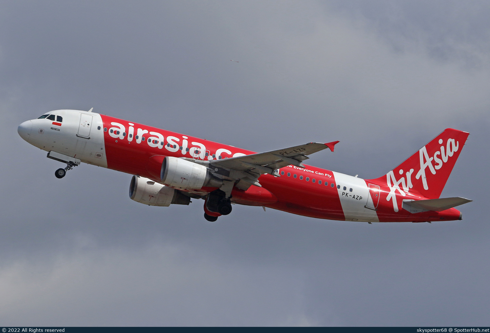 Photo of PK-AZP - Airbus A320-216 operated by Indonesia AirAsia