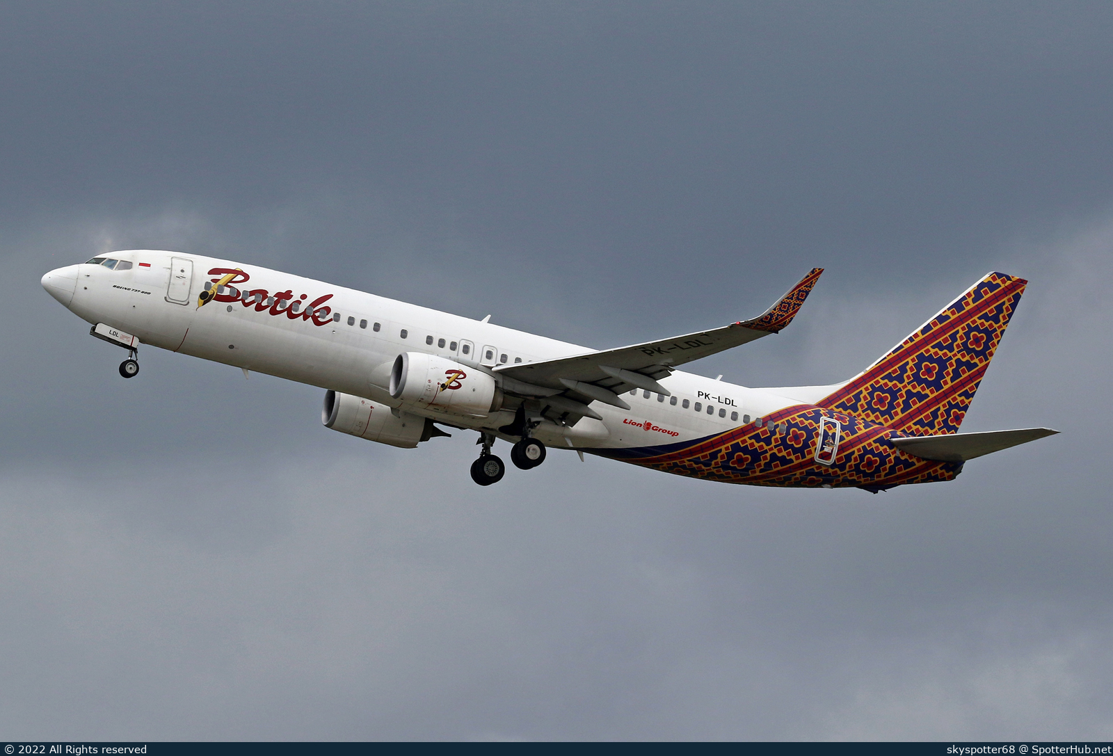 Photo of PK-LDL - Boeing 737-8GP operated by Batik Air