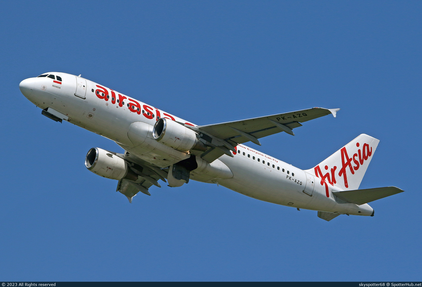 Photo of PK-AZQ - Airbus A320-216 operated by Indonesia AirAsia