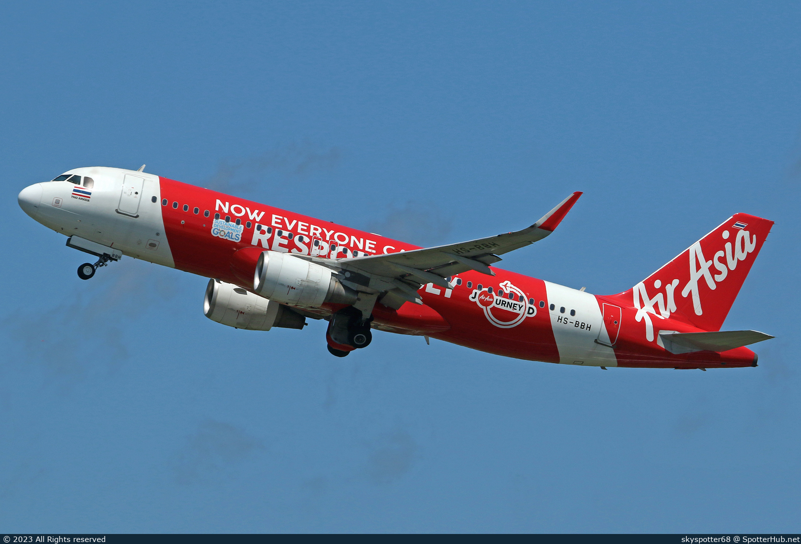 Photo of HS-BBH - Airbus A320-216 operated by Thai AirAsia