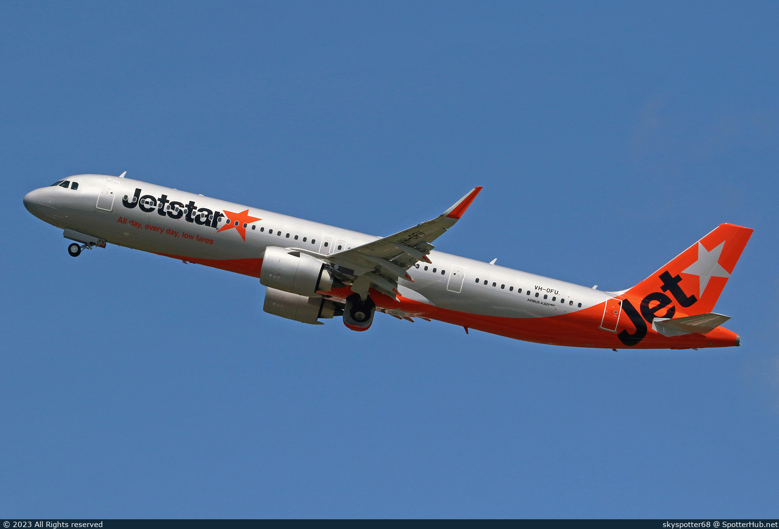 Photo of VH-OFU - Airbus A321-251NX operated by Jetstar Airways