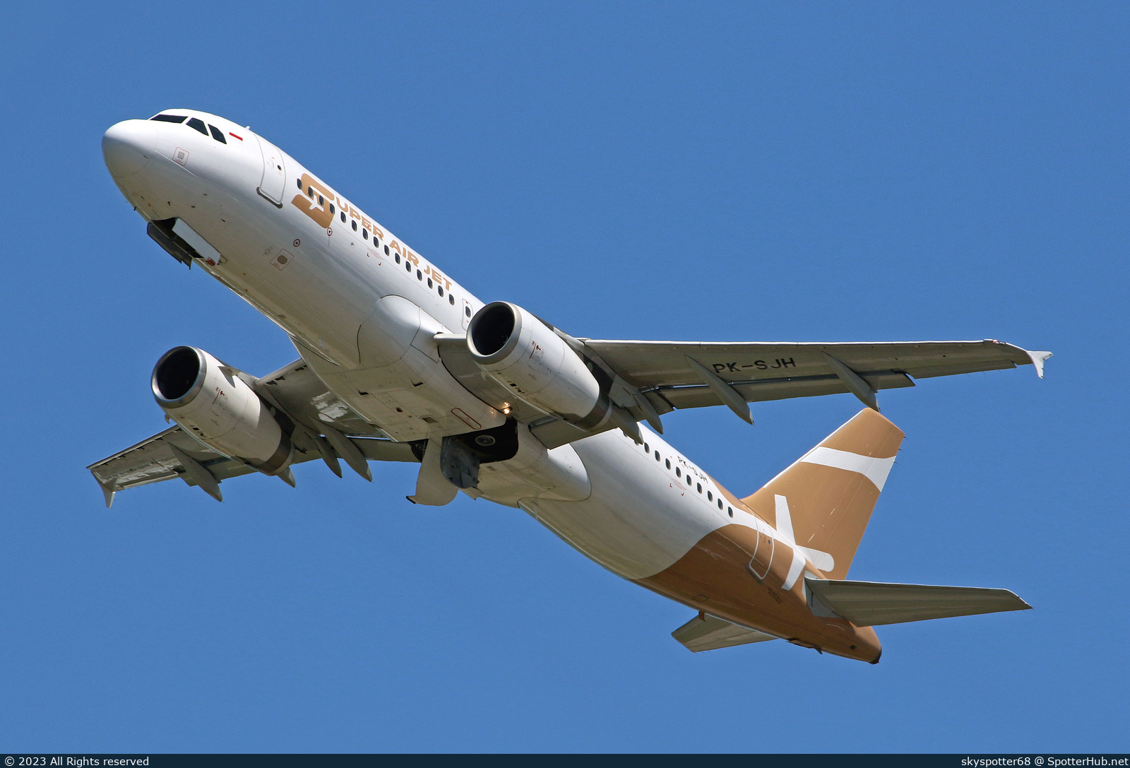 Photo of PK-SJH - Airbus A320-232 operated by Super Air Jet